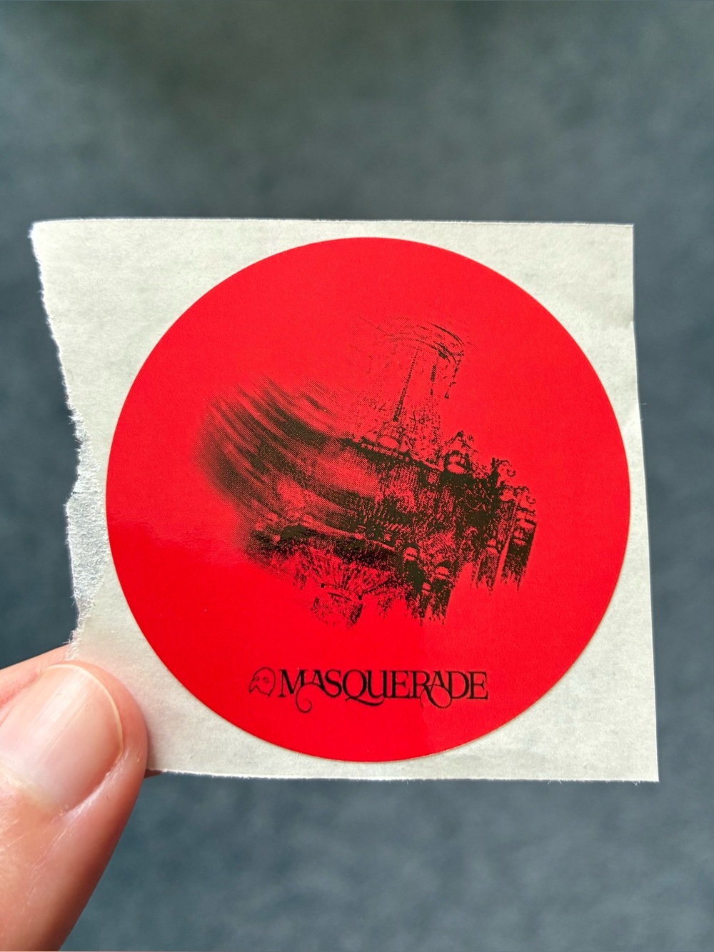 Masquerade Phantom of the Opera sticker